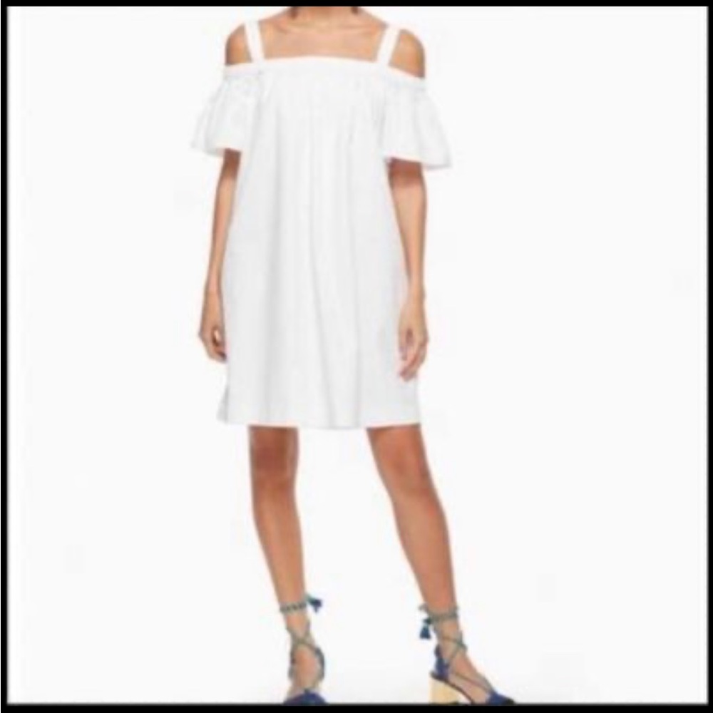 Kate Spade white off the shoulder dress, Women’s Medium